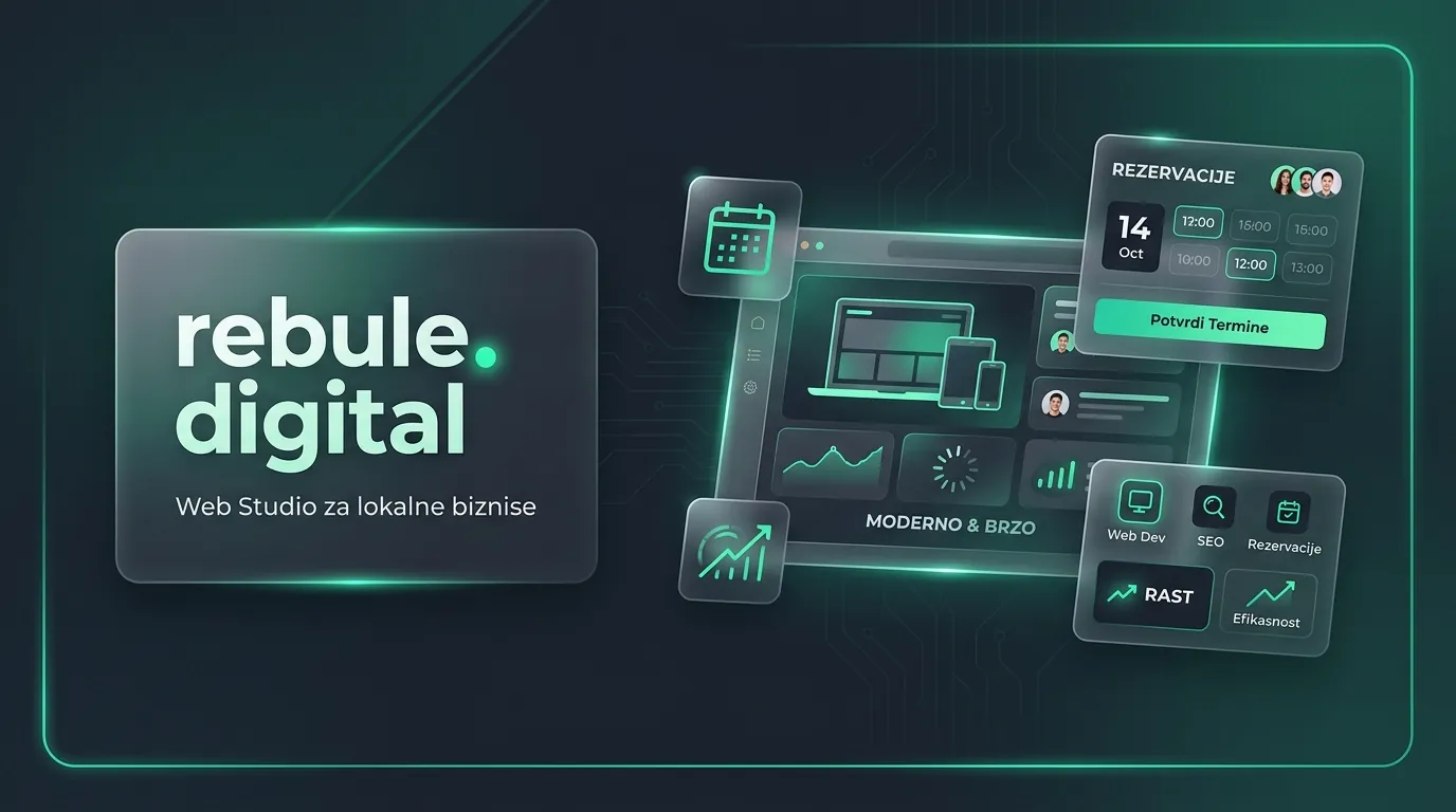 rebule. digital — Web studio za lokalne biznise